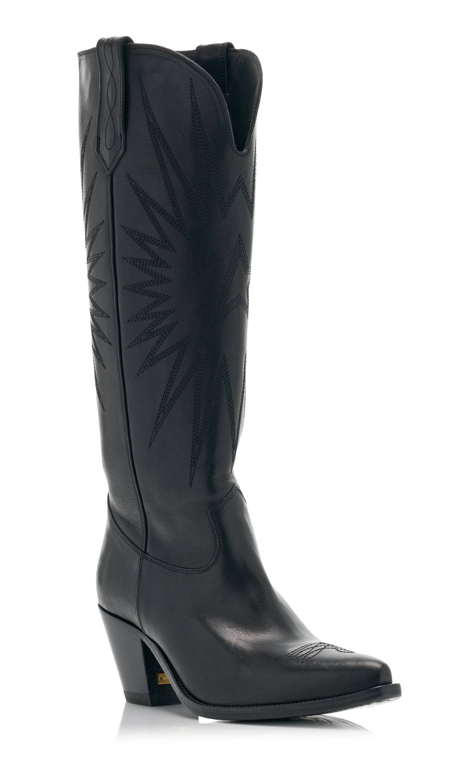 Wish Star Francesca Leather Western Boots black - 5