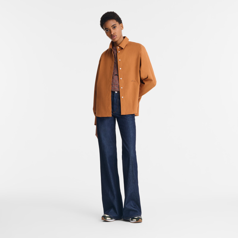 Longchamp Shirt Cashew - Popelin outlook
