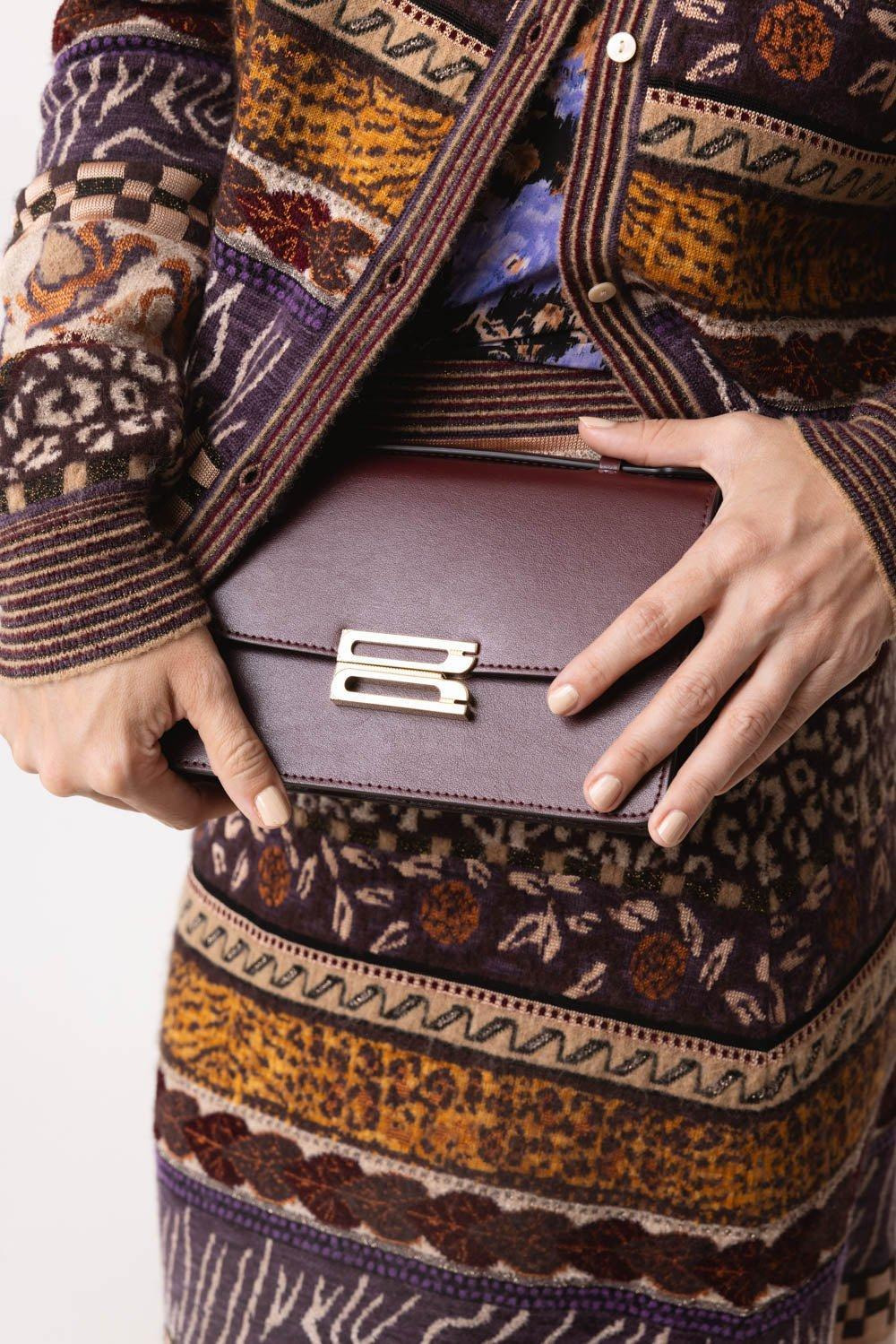 Mini Dorian Bag - Burgundy - 2