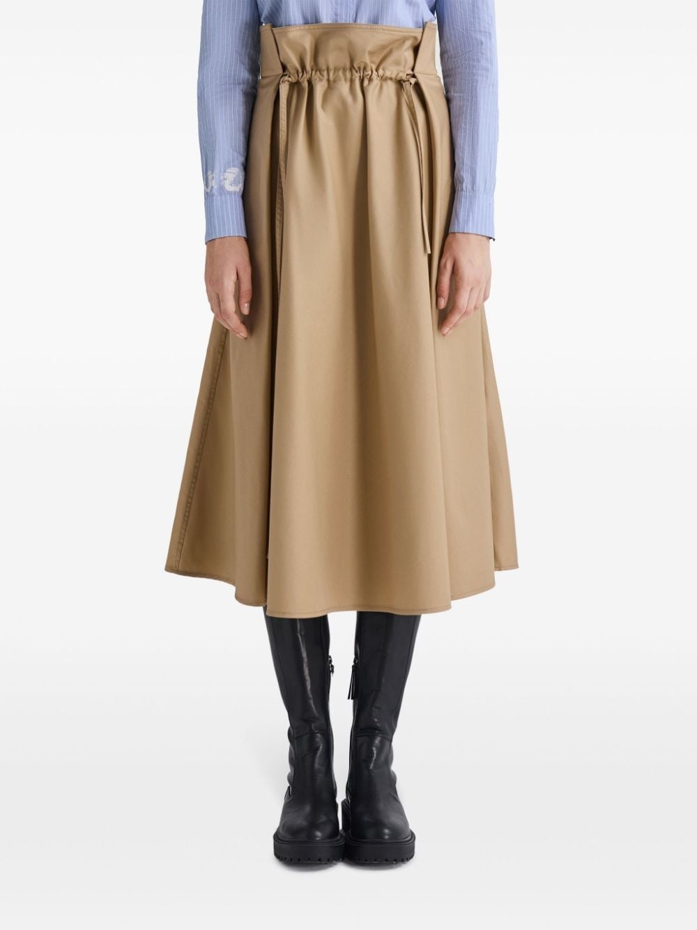 Stylish Ribbon midi skirt - 2