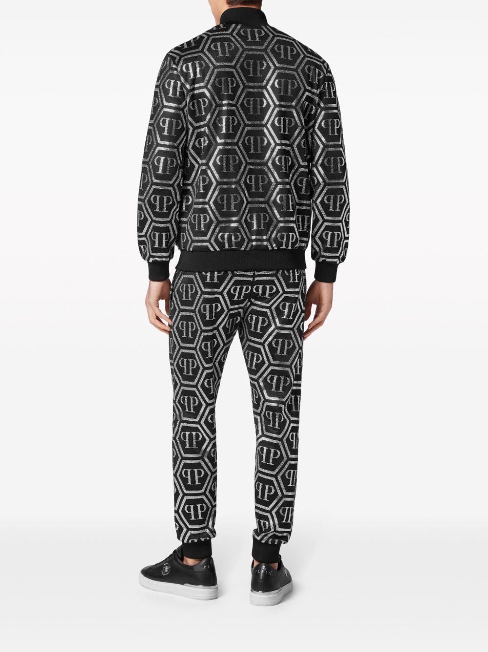 monogram crystal-embellished tracksuit - 3