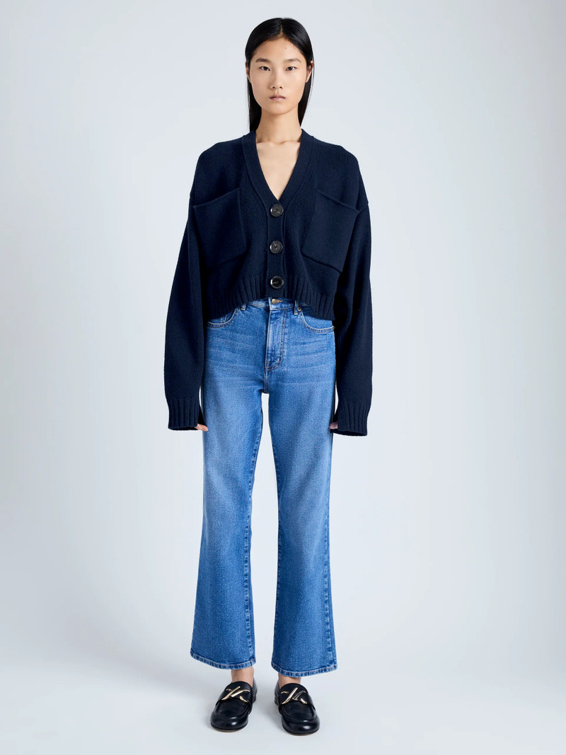 Proenza Schouler Sofia Cardigan in Eco Cashmere outlook