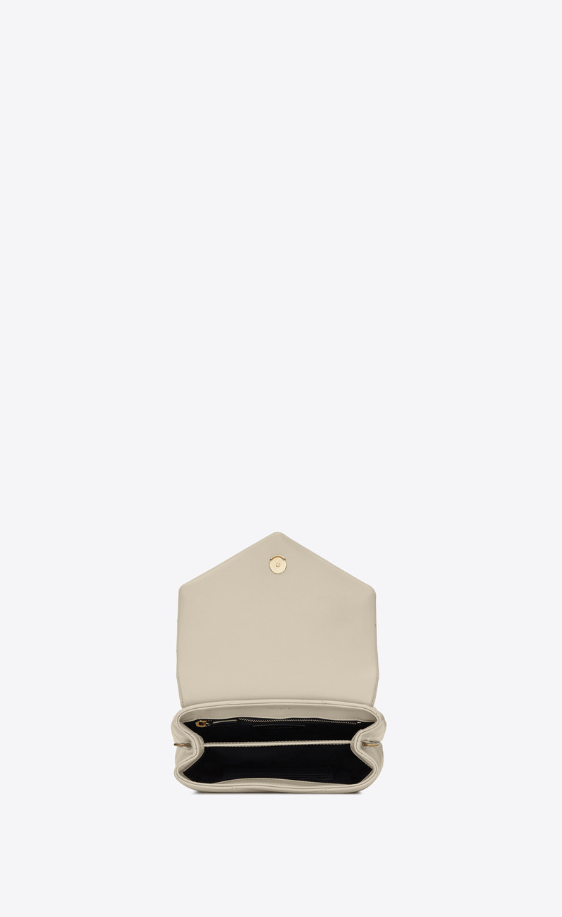 loulou toy strap bag in matelassé "y" leather 5