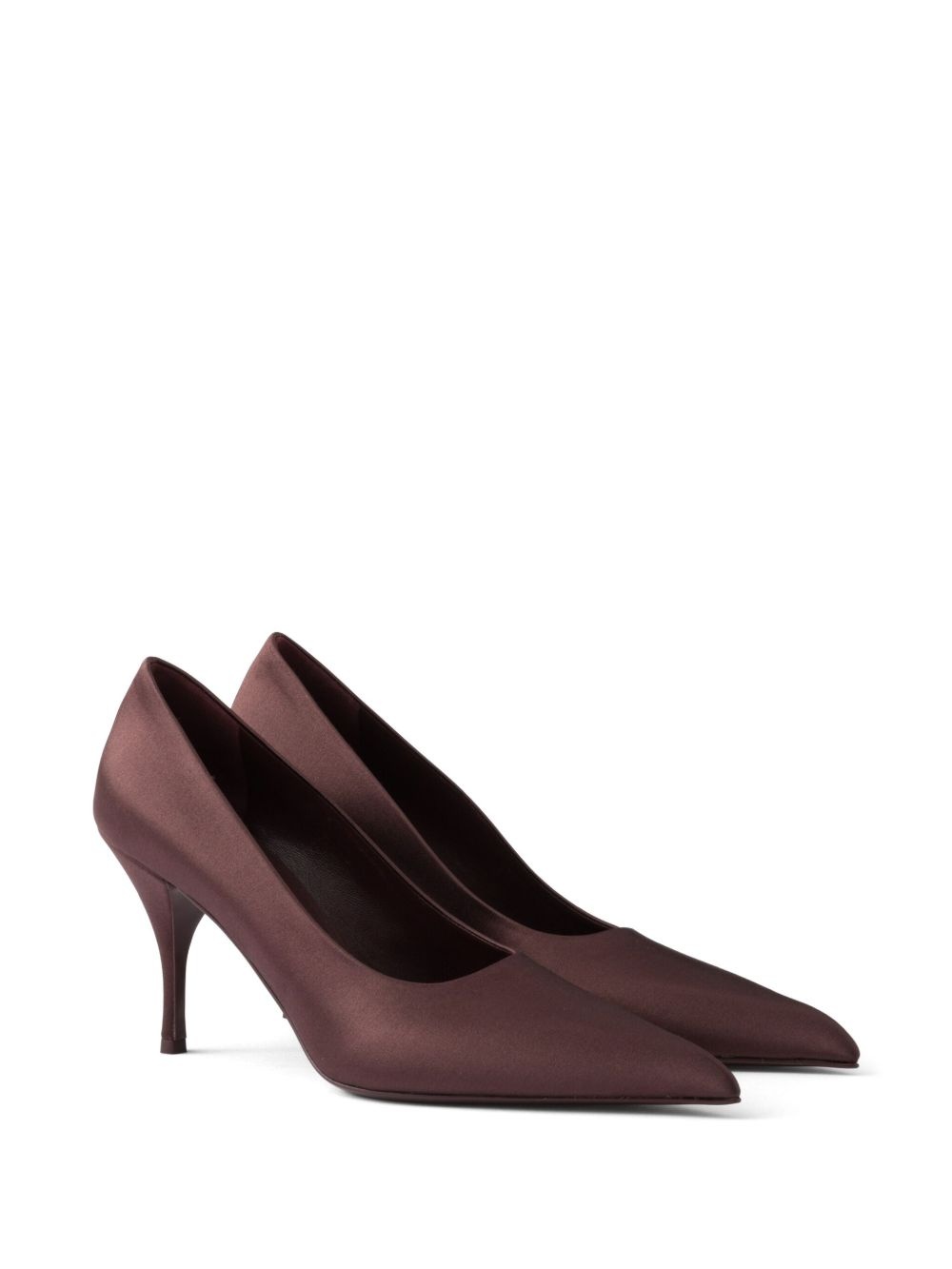 85mm satin pumps - 2