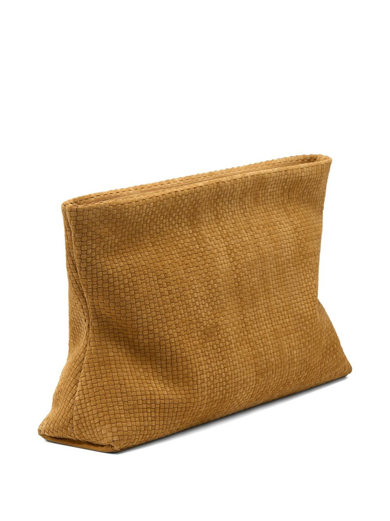 woven suede shoulder bag 3