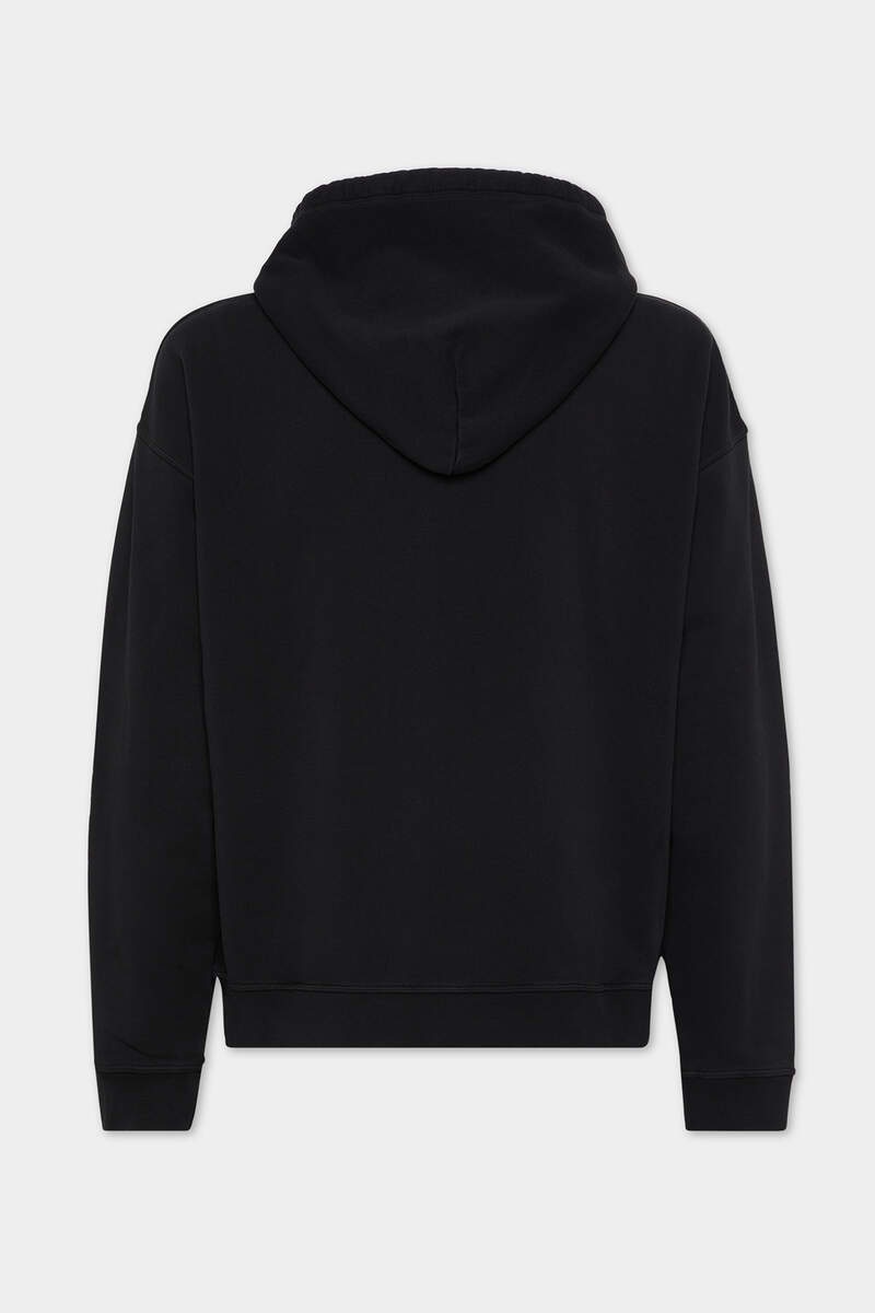 RELAX FIT LOGO DRAWSTRING HOODIE - 2
