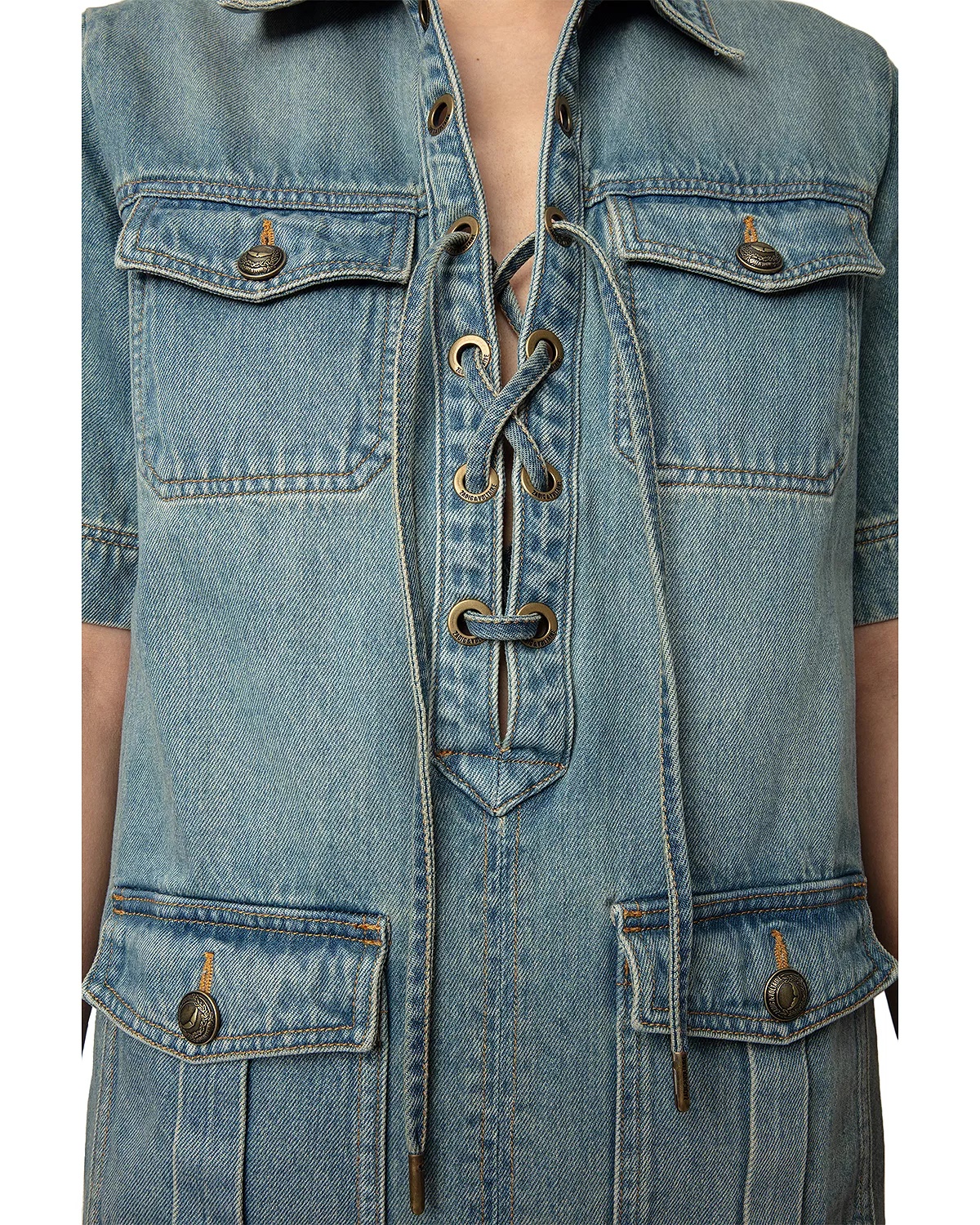 Record Denim Dress - 6