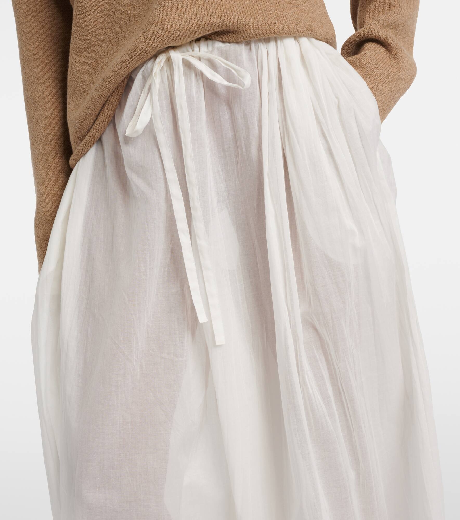 Hypnosta cotton wide-leg pants - 4