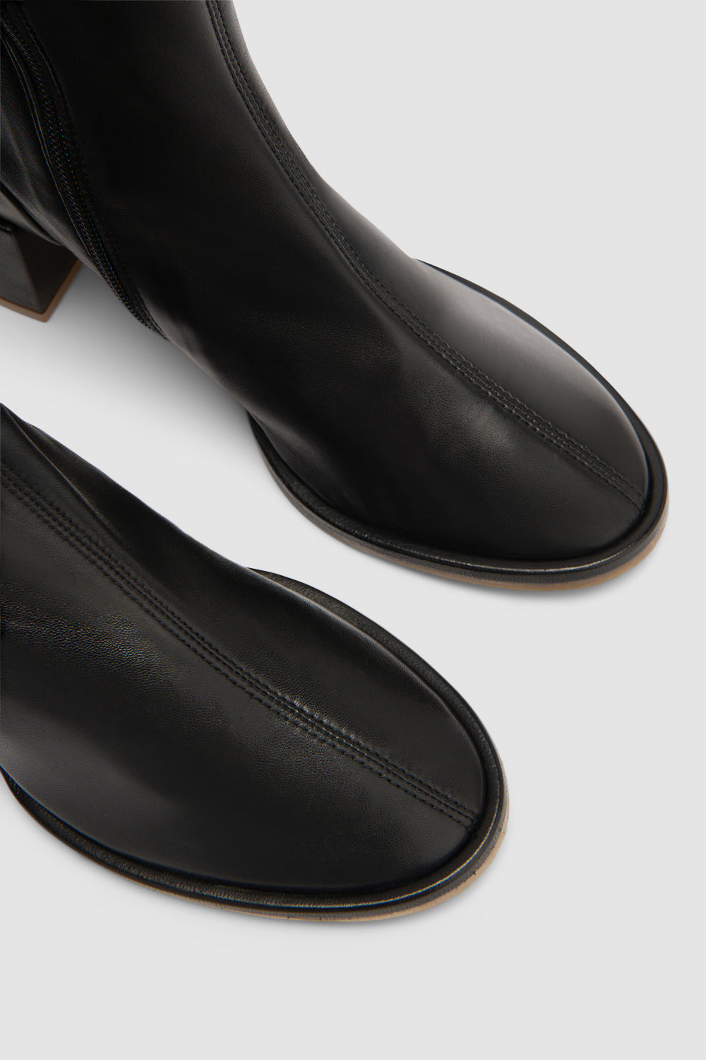 Josiah Black Lamb Nappa Leather Ankle Boot - 3