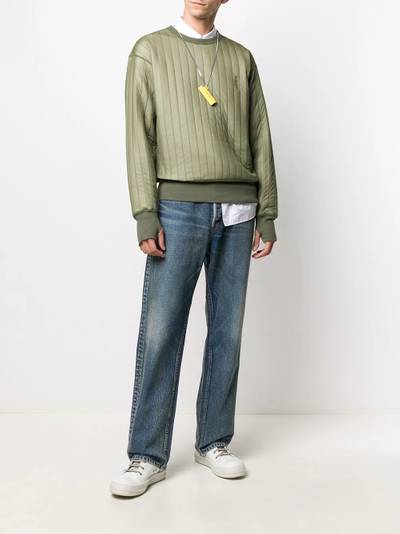 Ambush drop shoulder padded sweatshirt outlook