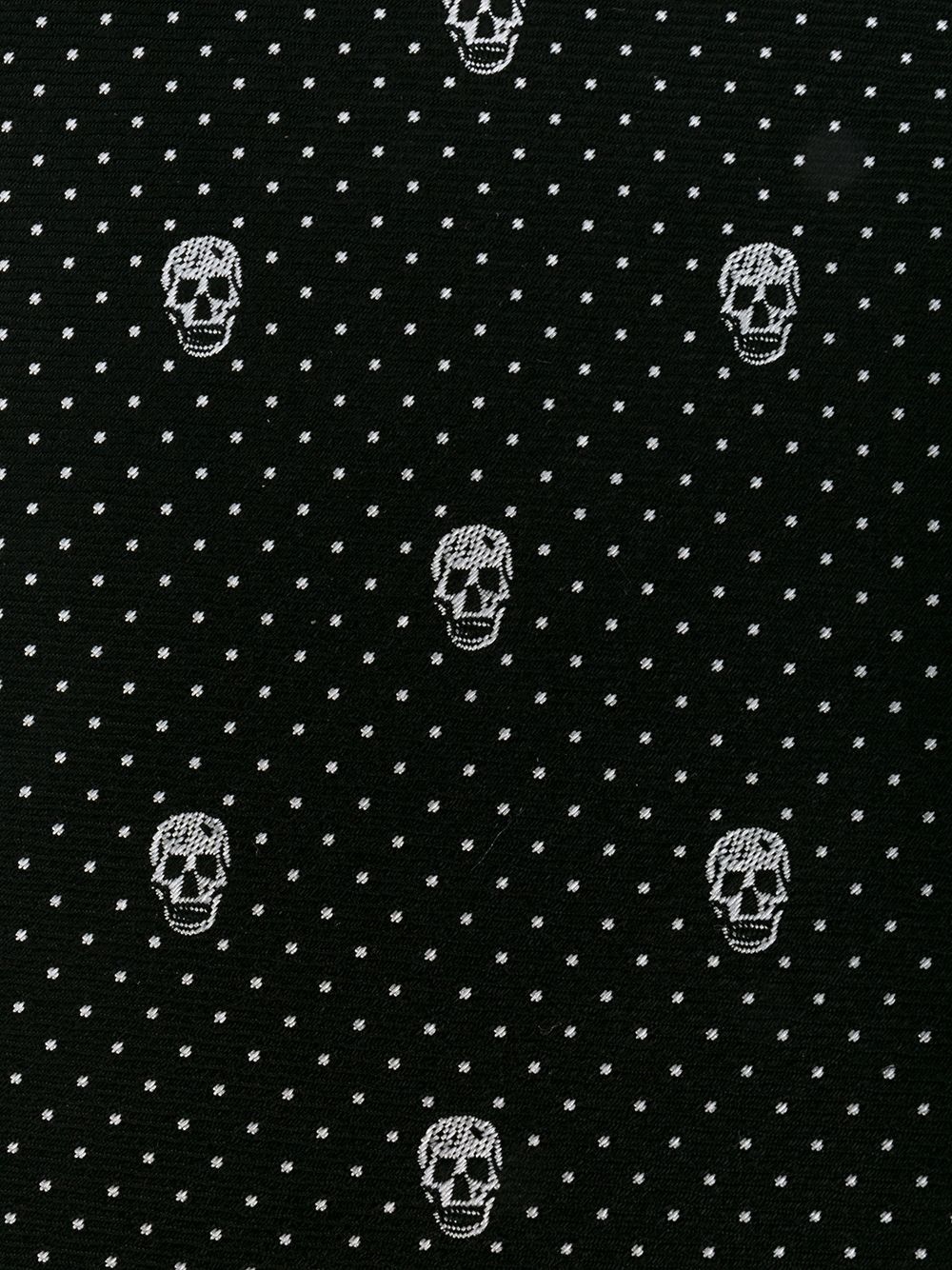 skull-print tie - 2