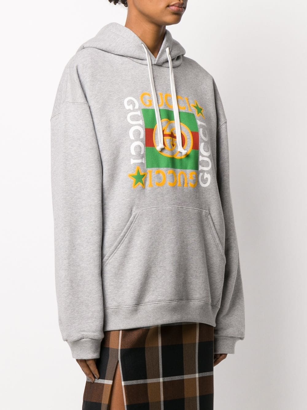 logo-print hoodie - 3