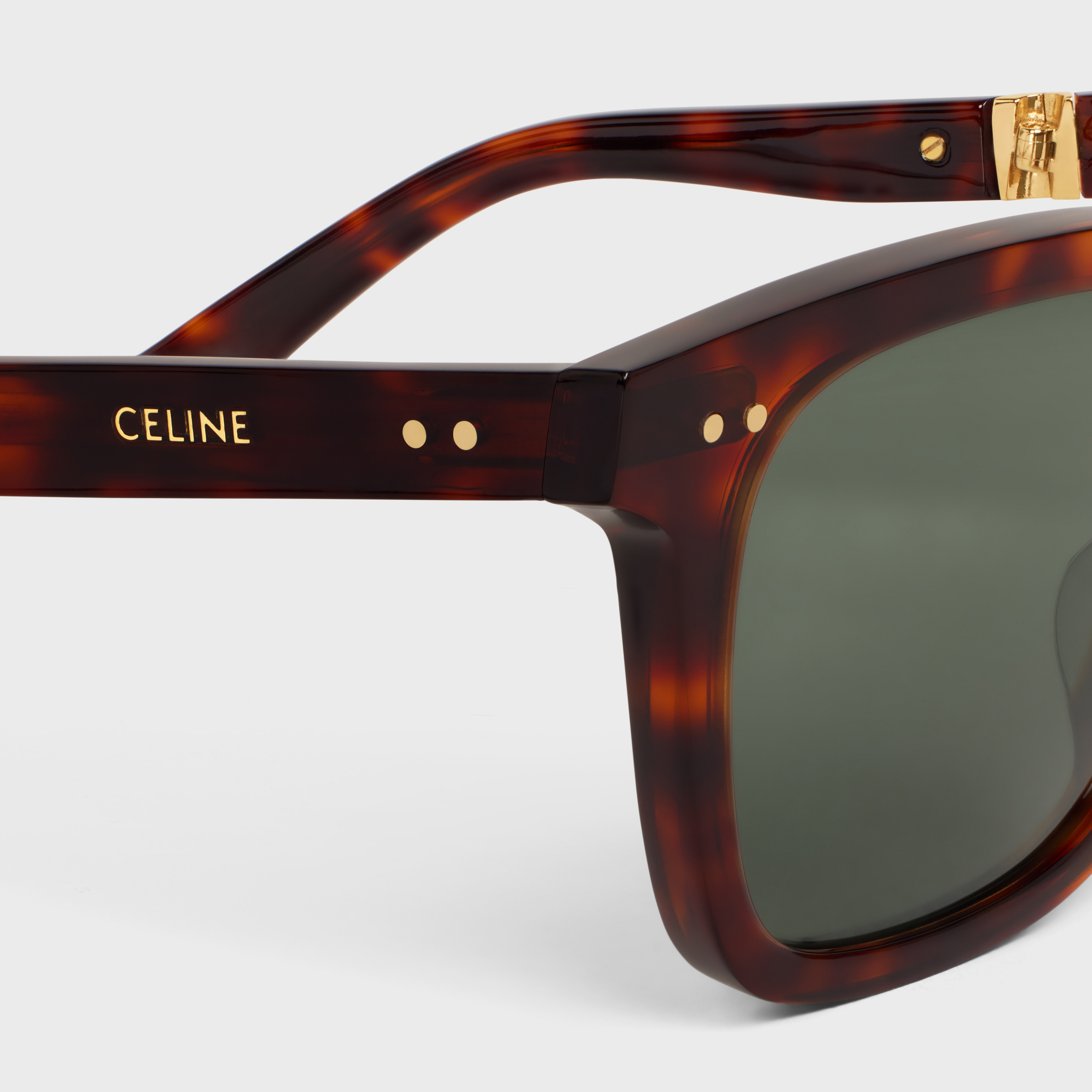 Black Frame 44 Sunglasses in Acetate with Metal - 4