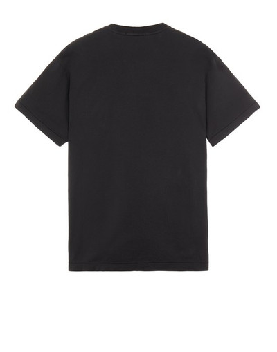 Stone Island 24113 GARMENT-DYED 60/2 COTTON JERSEY  BLACK outlook