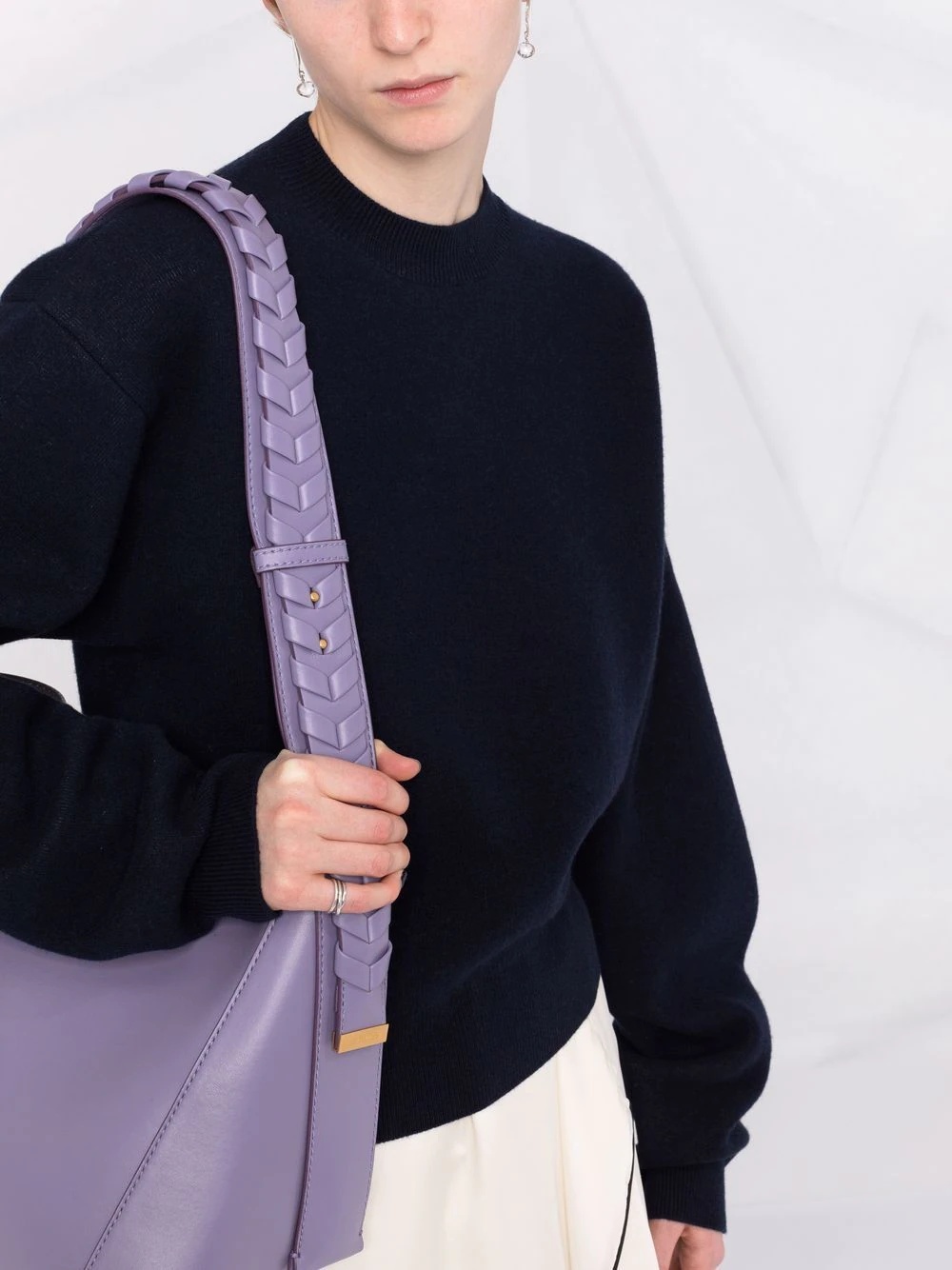 drop-shoulder long-sleeve jumper - 3