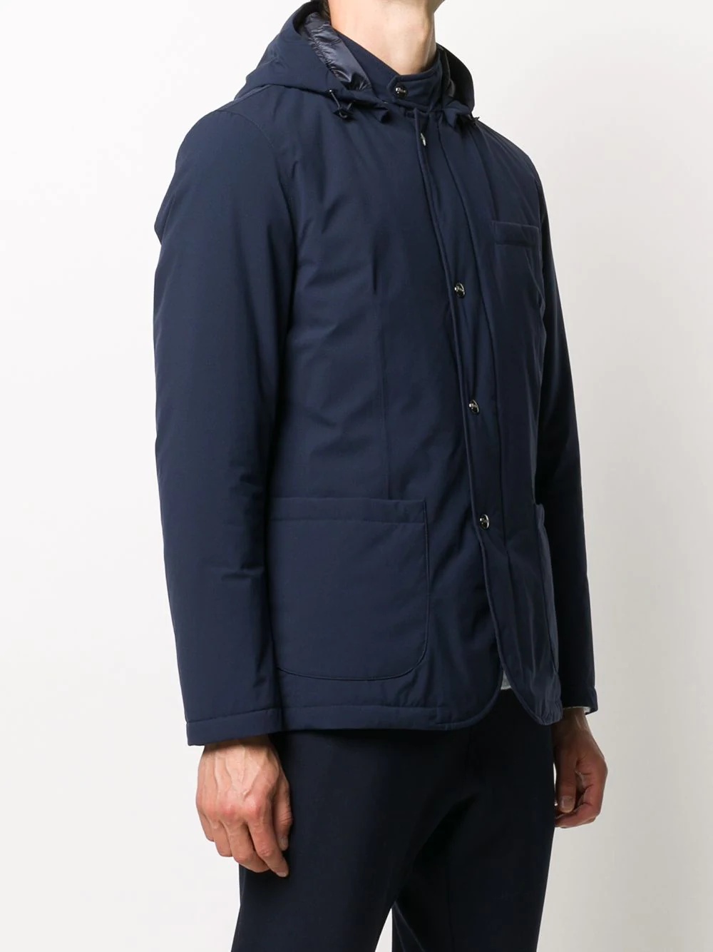 hooded shirt jacket - 3