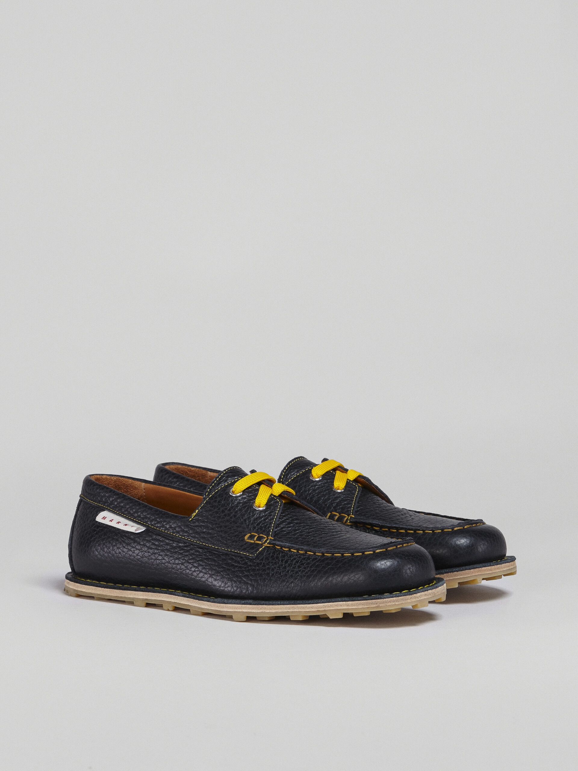 DERBY LACE-UP IN GRAINED CALF - 2