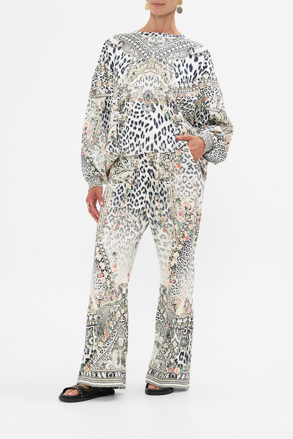 STRAIGHT LEG TRACK PANT - 4