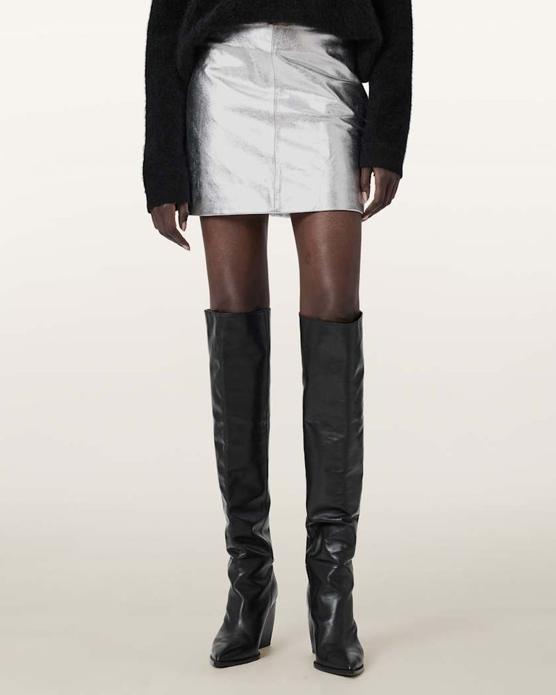 RENAI LEATHER MINI SKIRT 3