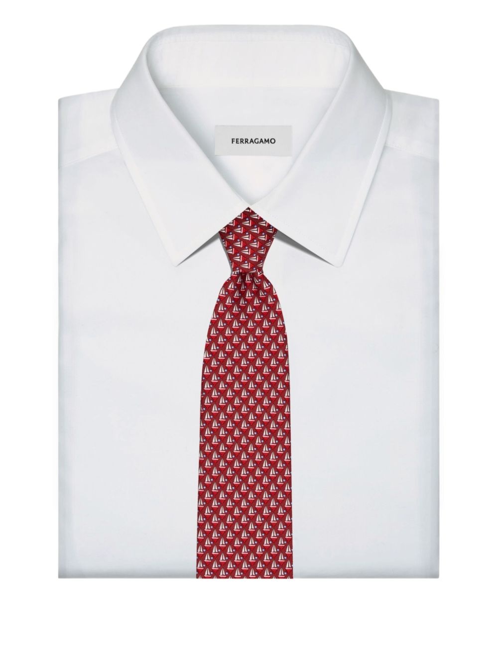 sailing-motif tie - 4