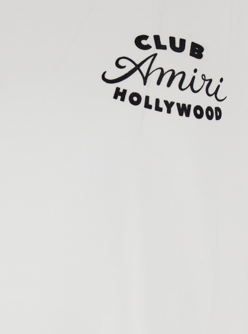 Amiri Men White Crewneck T-Shirt With Logo Lettering On The Front And Maxi Logo Print On The Rear In - 3