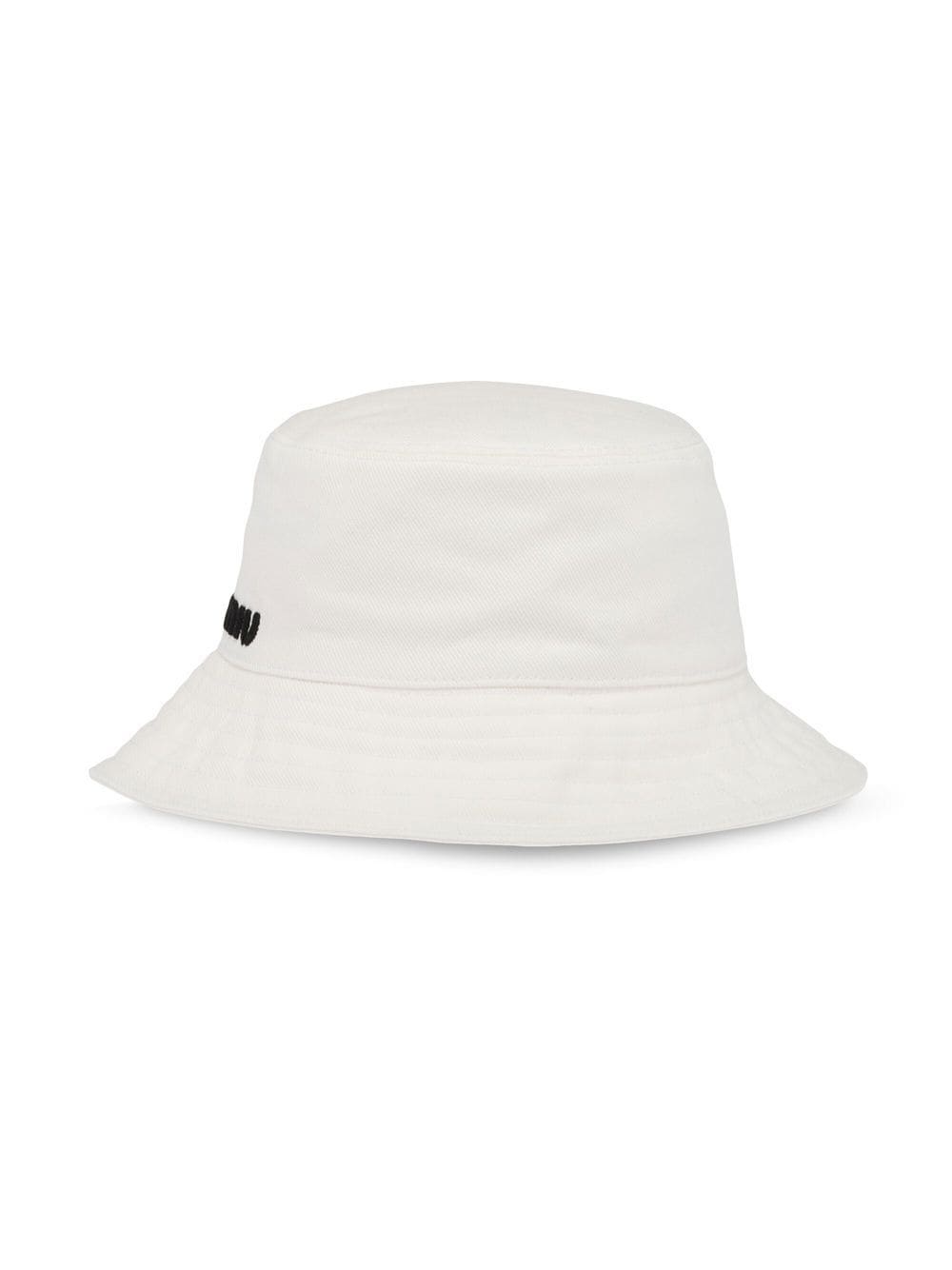 logo-embroidered bucket hat - 3