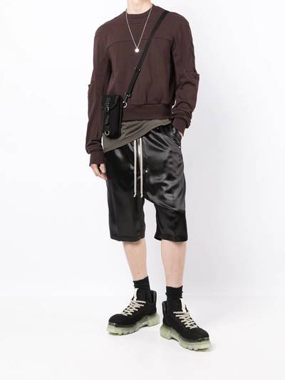 Rick Owens Gethsemane panelled sweatshirt outlook