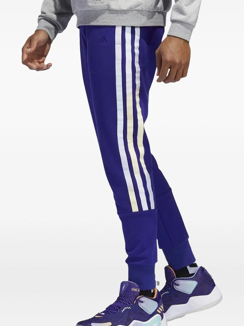 Donovan Mitchell stripe track pants - 1
