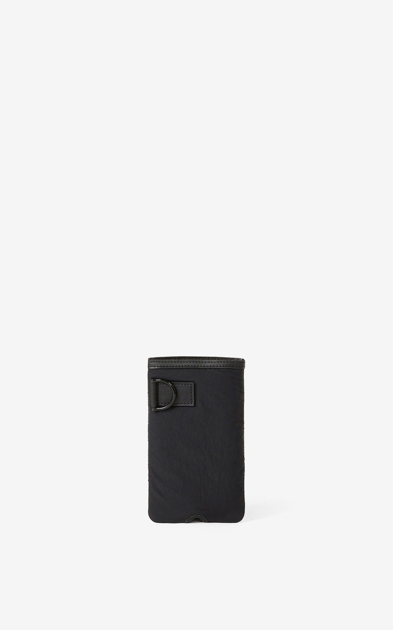 KENZO Tiger Crest phone and headphones holder with strap outlook