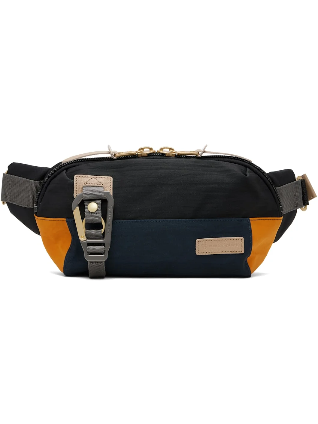 Black Link Waist Belt Bag - 1