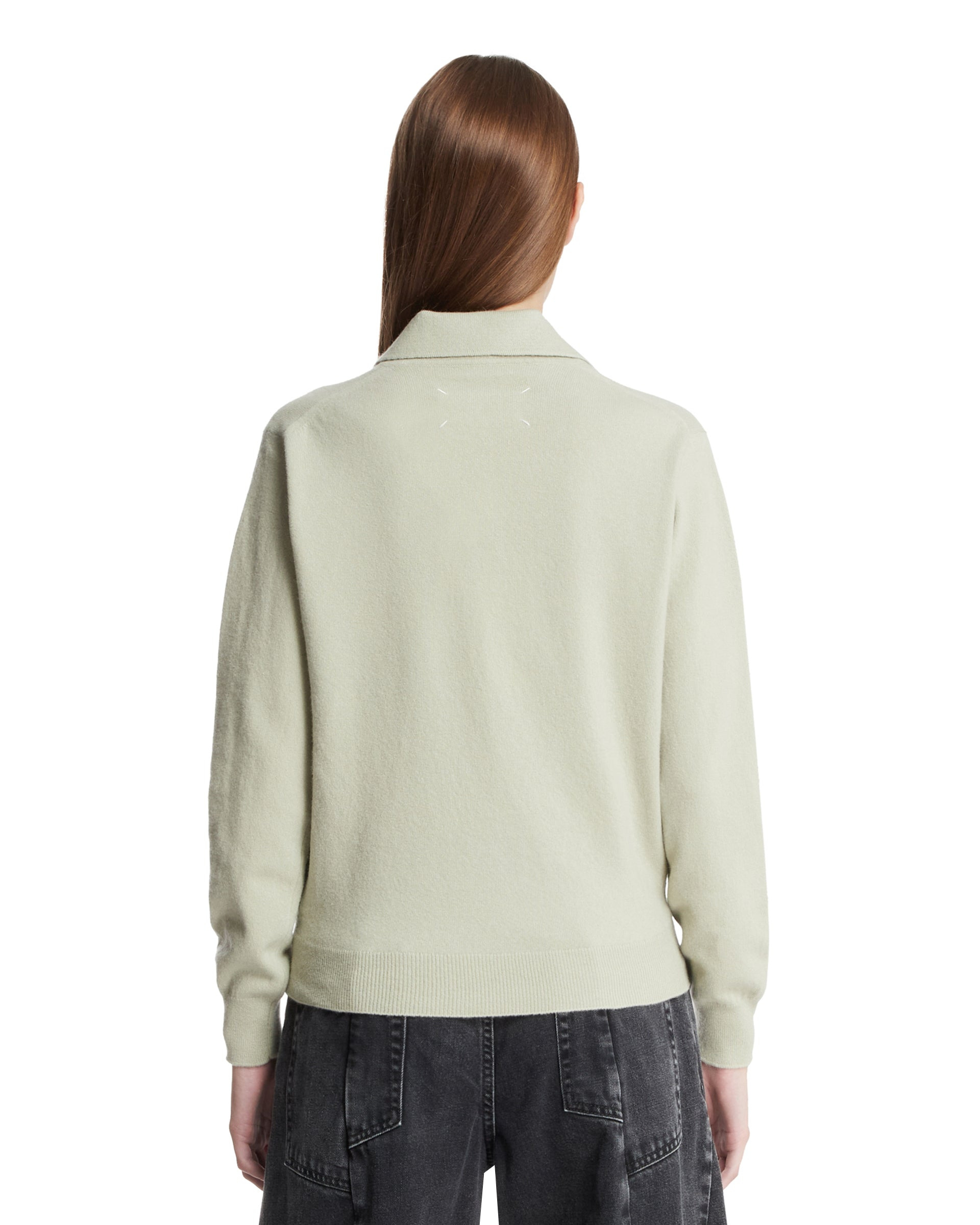 Green Long-Sleeve Polo - 3