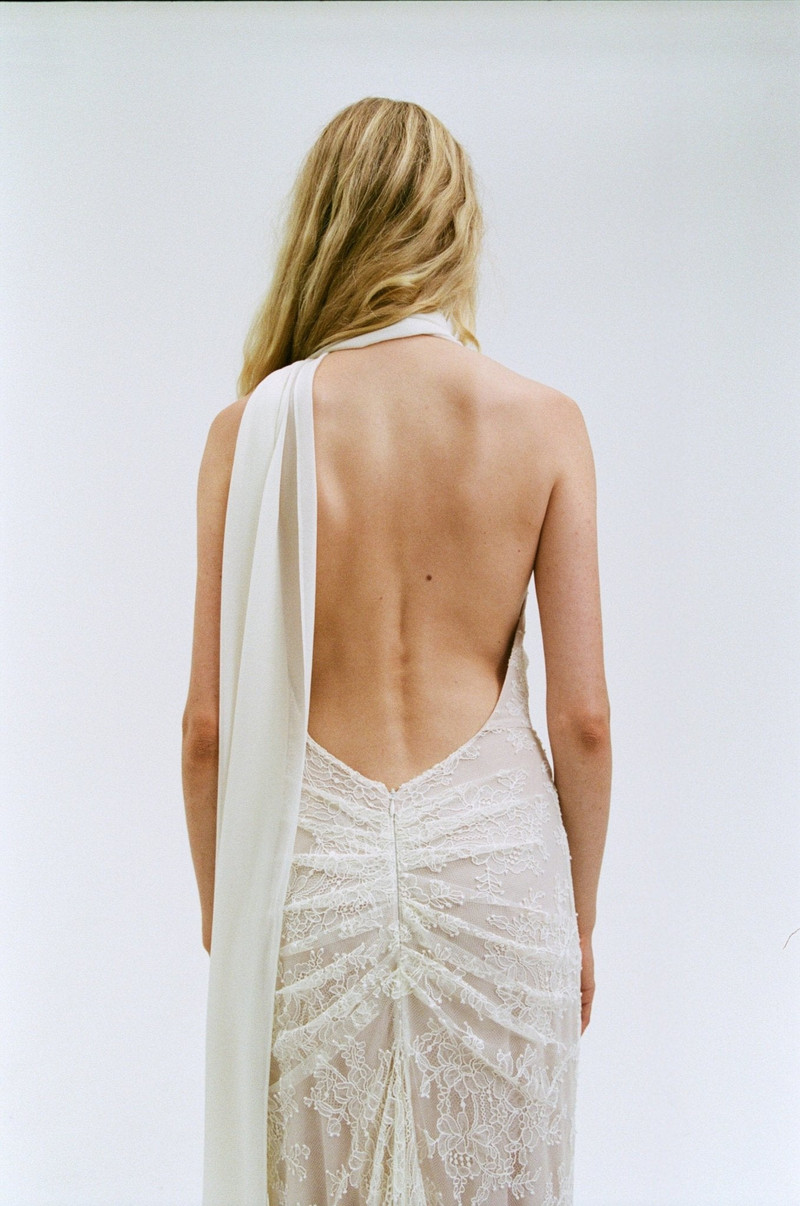 De La Vali AMORA MAXI DRESS IN IVORY TULLE outlook