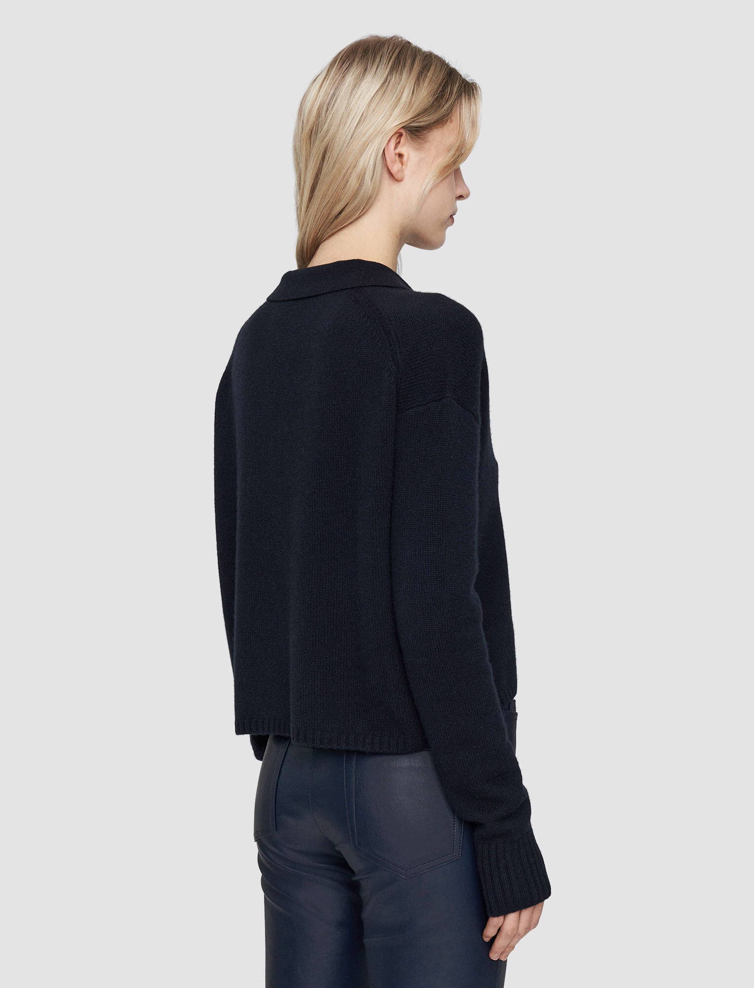 Pure Cashmere Polo Jumper - 4