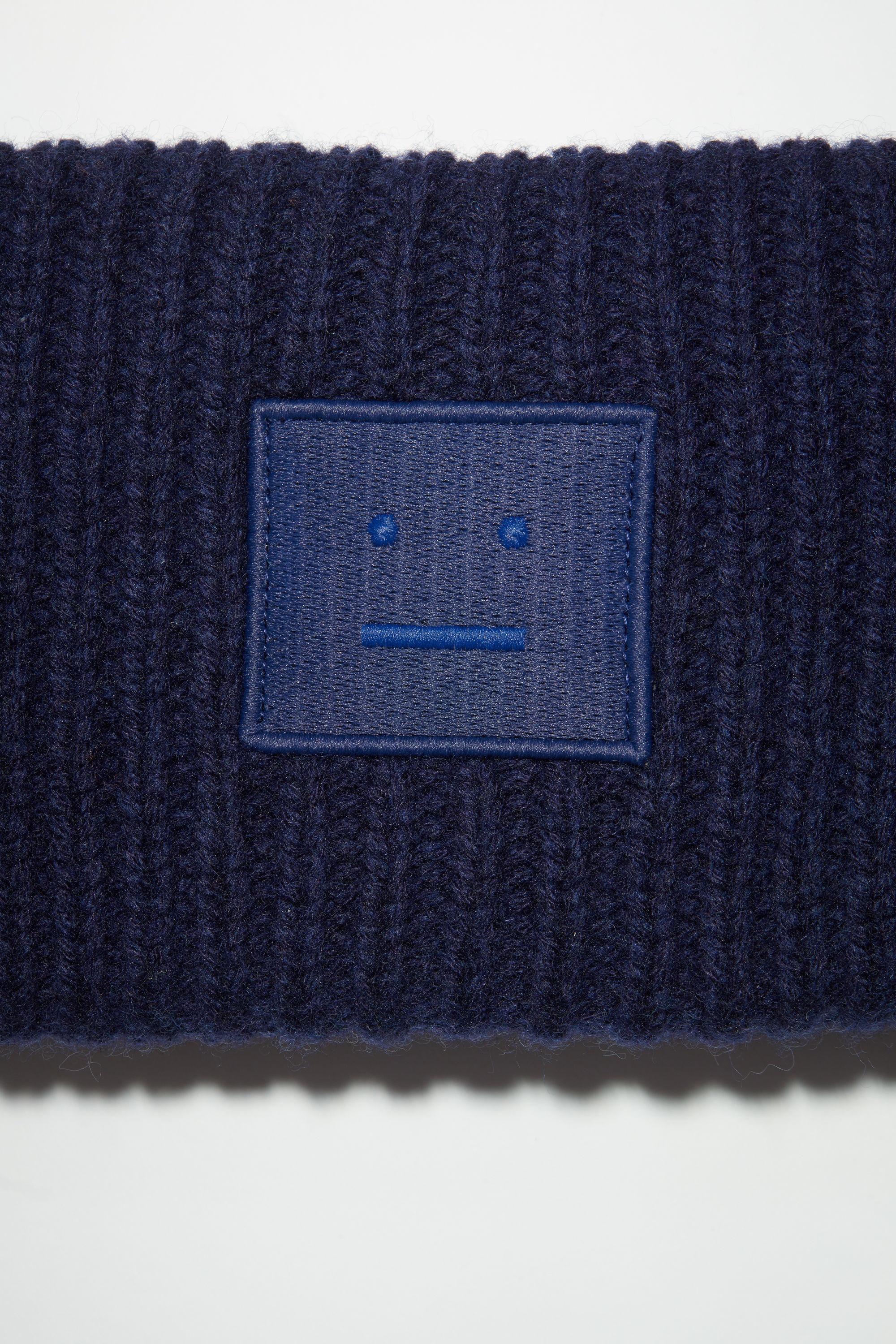 Ribbed knit headband - Navy - 4