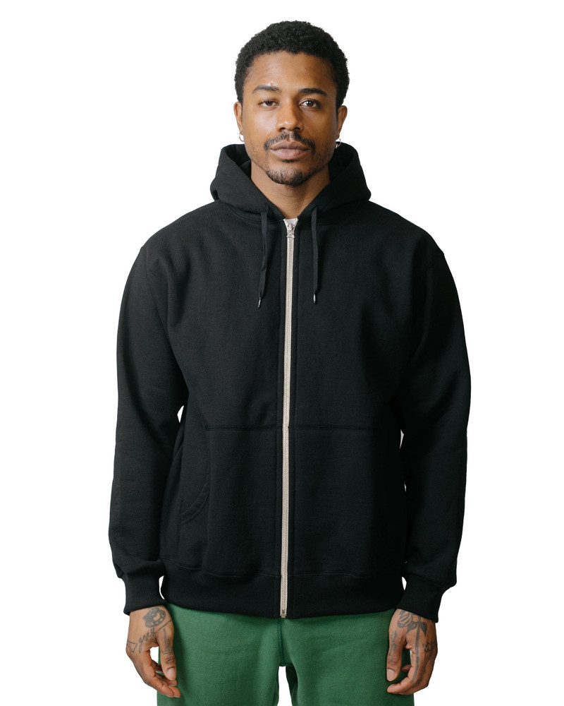 The Real McCoys BC23101 Buco F/Z Parka Sweatshirt Black outlook