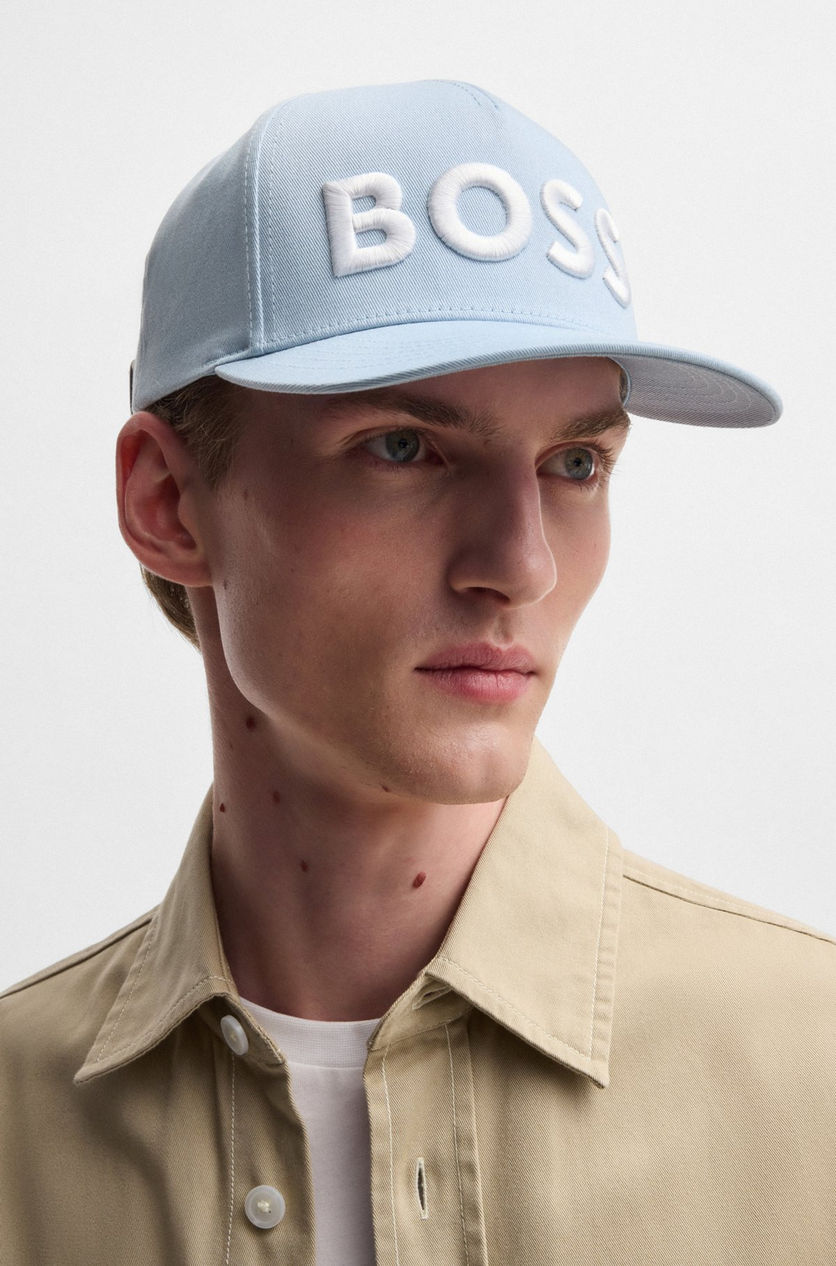 COTTON-TWILL CAP WITH EMBROIDERED LOGO - 4