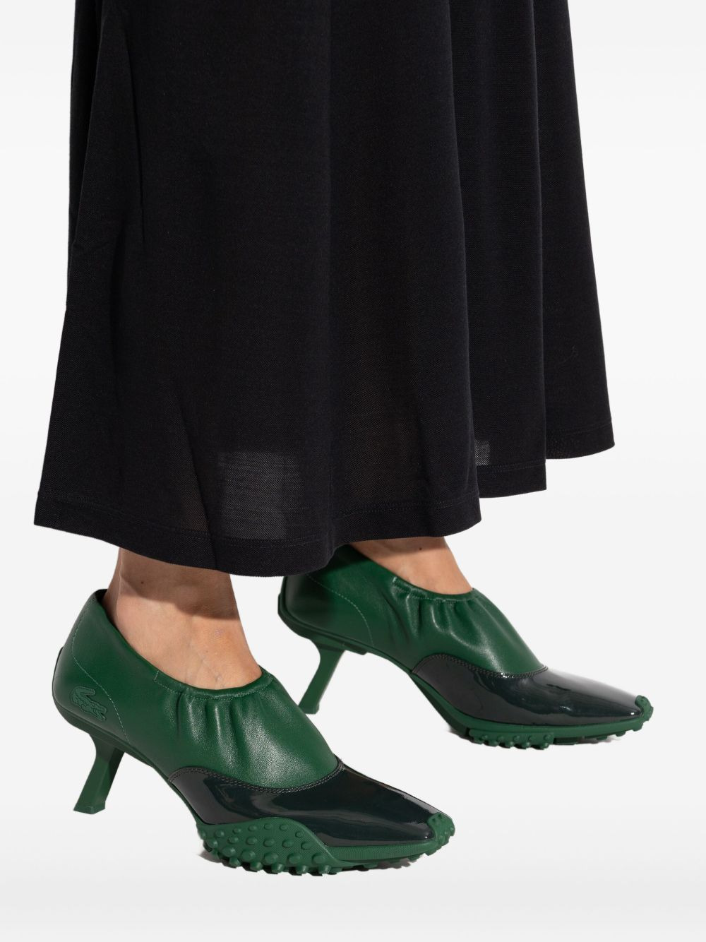 80mm logo-detail pumps - 4