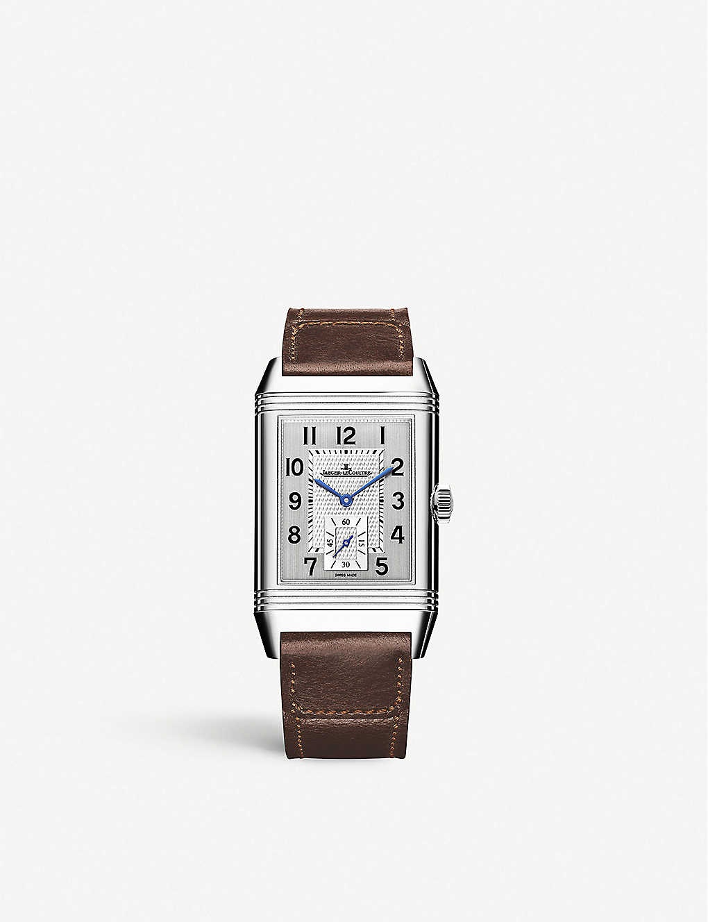 Q2438522 Reverso Medium Small Seconds stainless steel and satin watch - 1