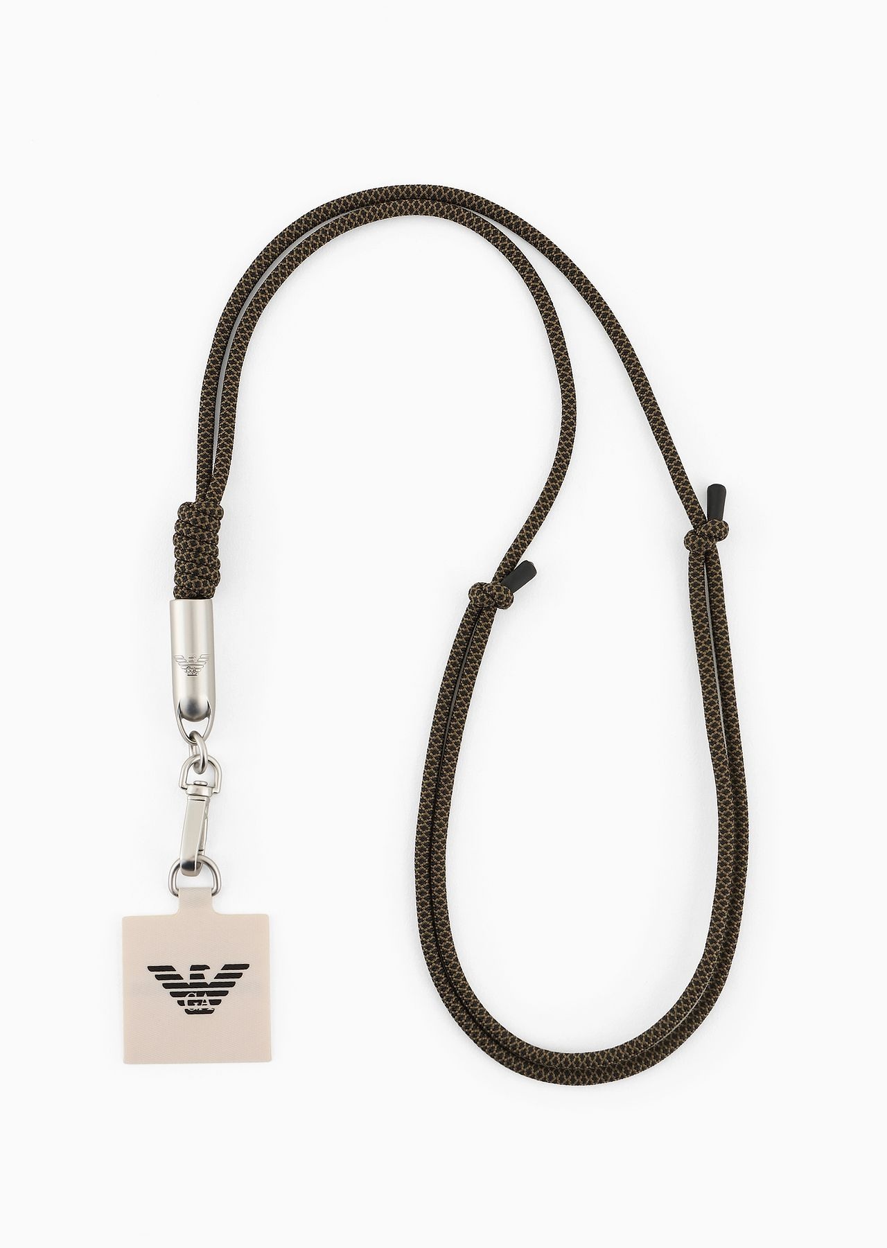 Emporio Armani Sustainability Values Capsule Collection cord mobile phone holder strap - 1