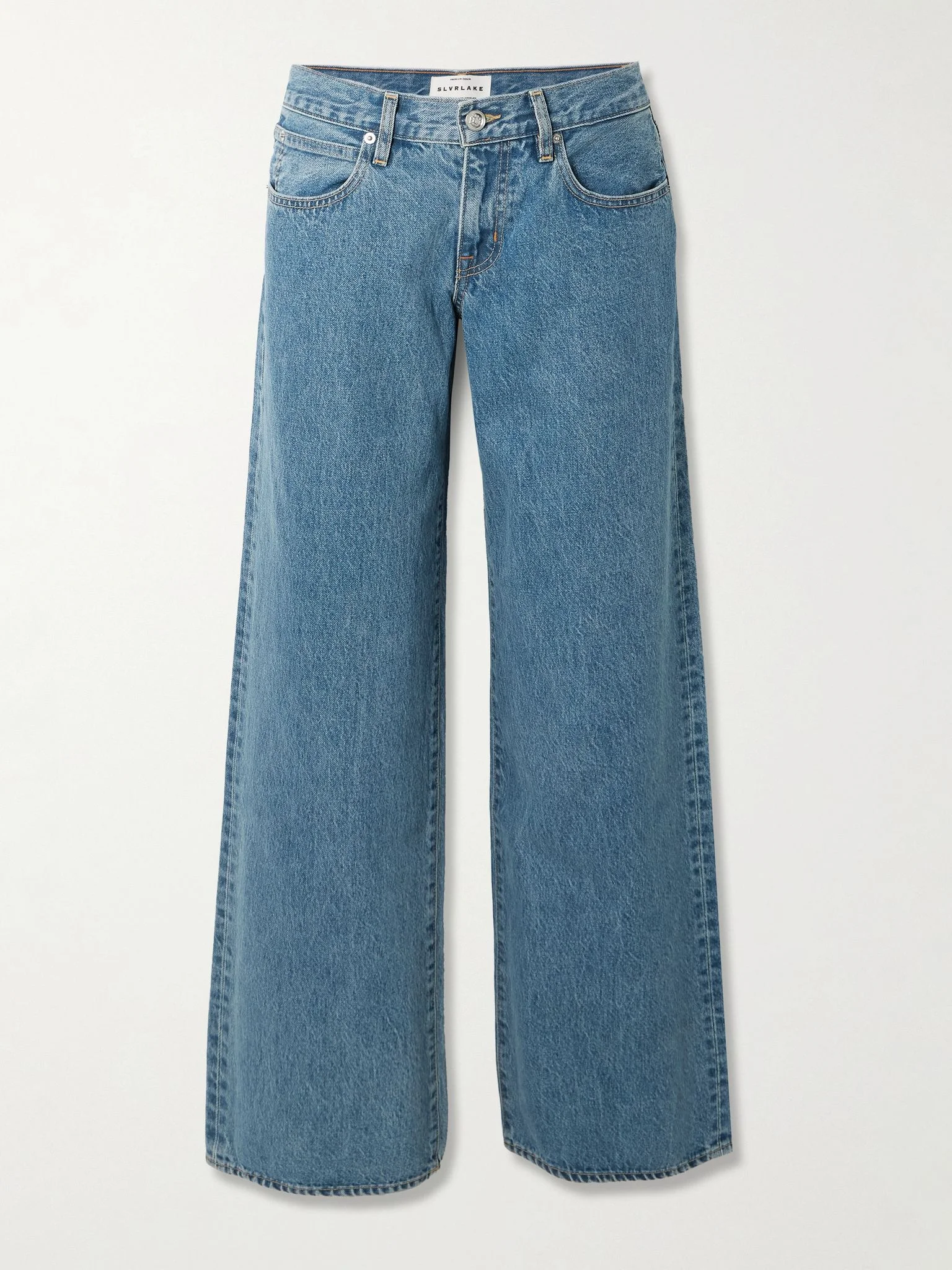 Lexi low-rise wide-leg jeans Dark denim - 1