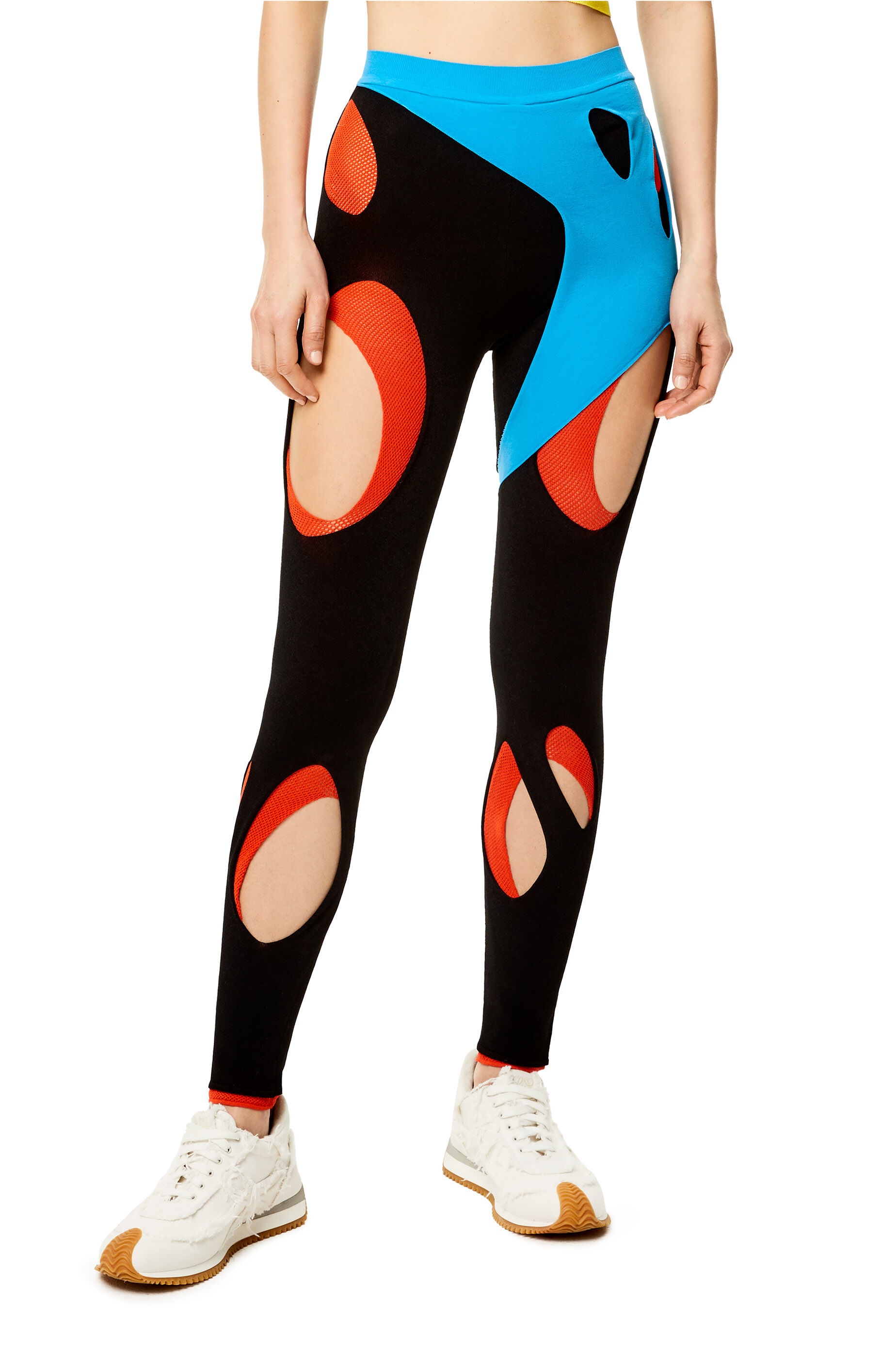 Cut-out leggings in viscose - 3