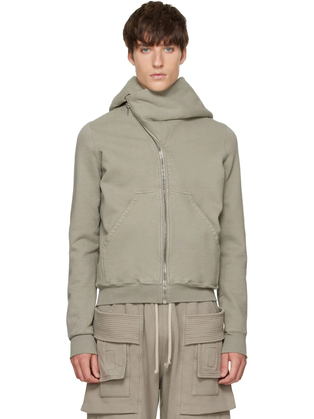 Gray Tower Mountain Hoodie - 1
