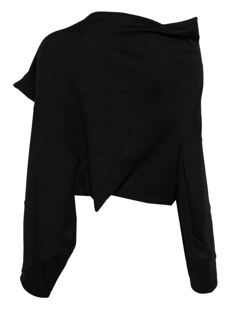 Junya Watanabe draped blouse outlook