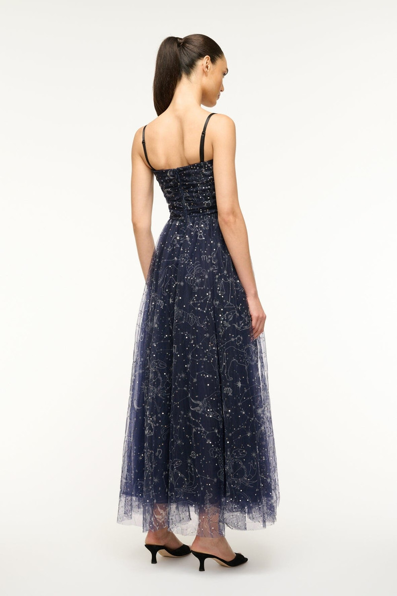 STAUD BETTINA DRESS ZODIAC CONSTELLATION 4