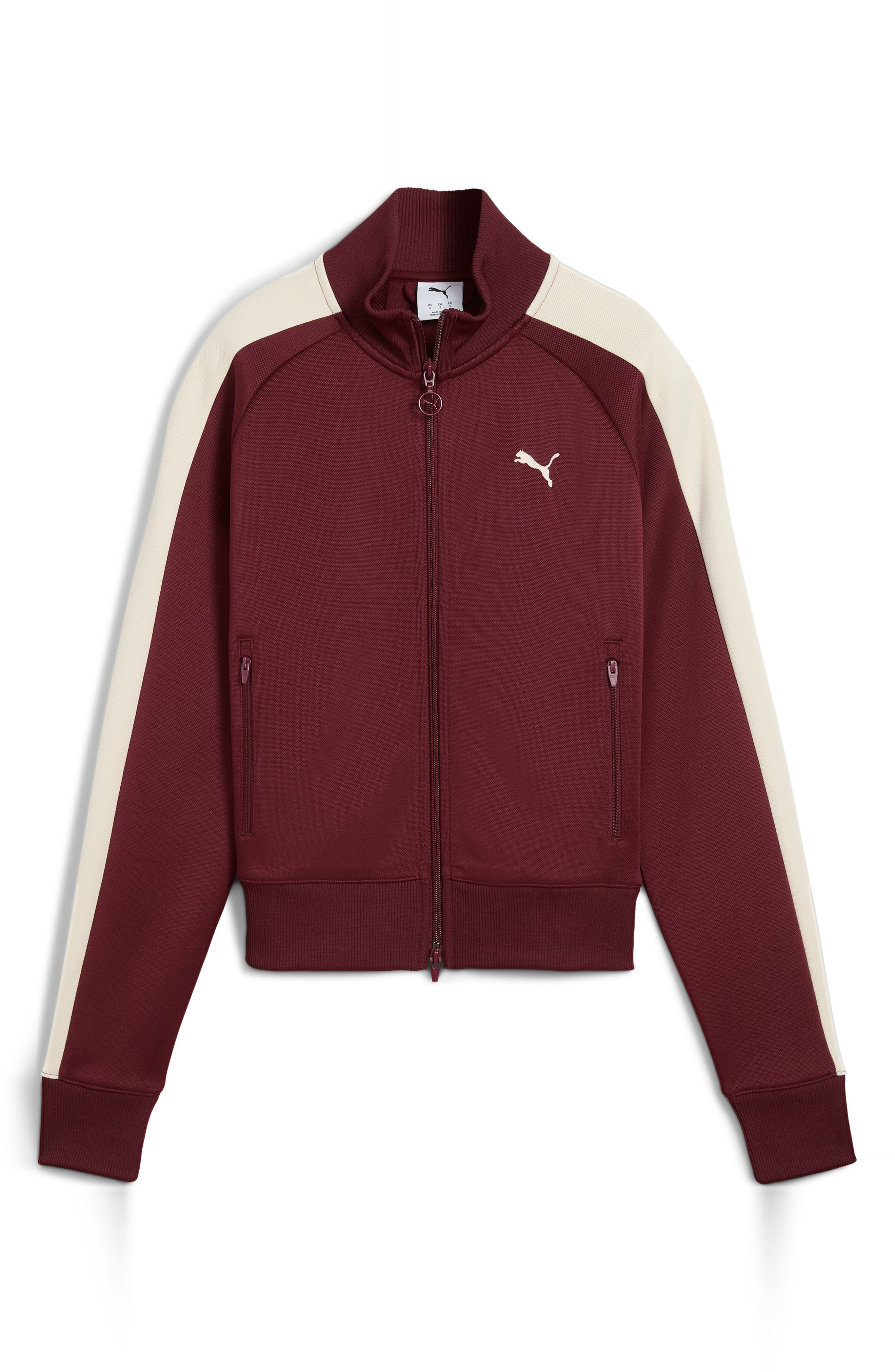 PUMA T7 Always On Track Jacket in Ruby Shimmer at Nordstrom - 4