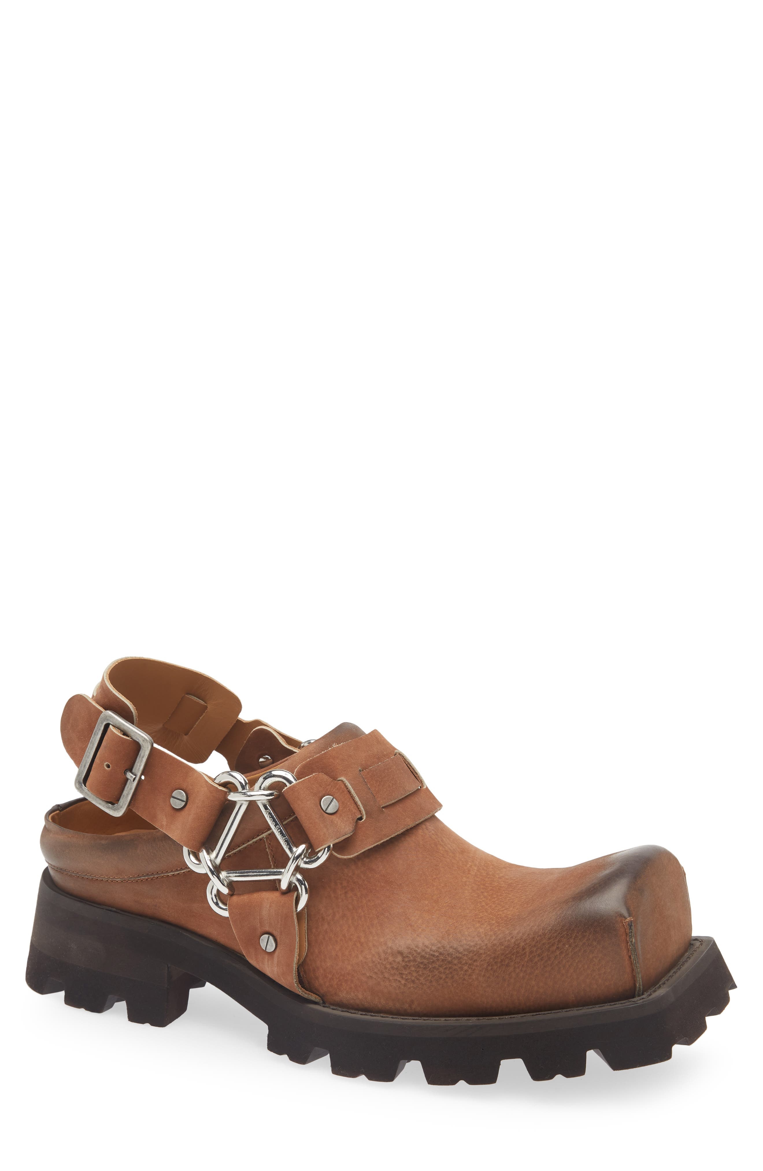 Acne Studios Balius Slingback Shoe in Caramel Brown at Nordstrom - 1