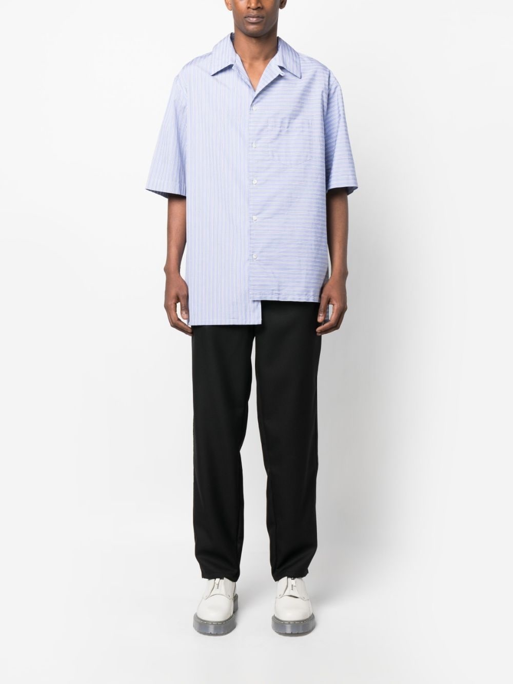 mid-rise straight-leg trousers - 2