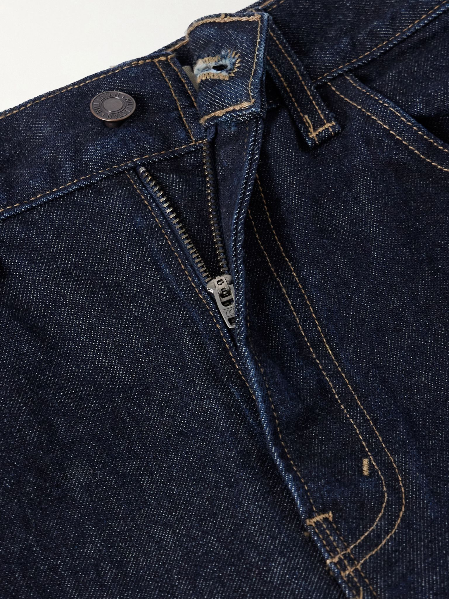 Joan high-rise straight-leg jeans Indigo - 5
