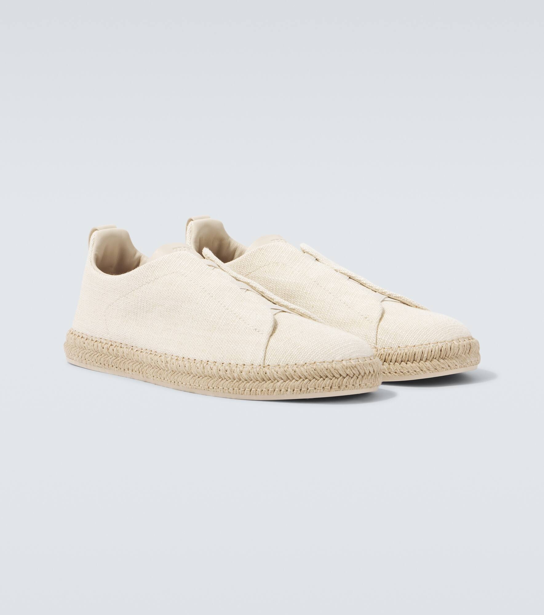 Triple Stitch slip-on shoes - 5