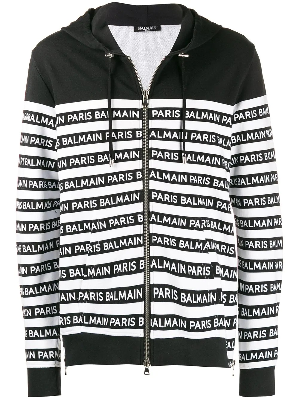 logo print hoodie - 1